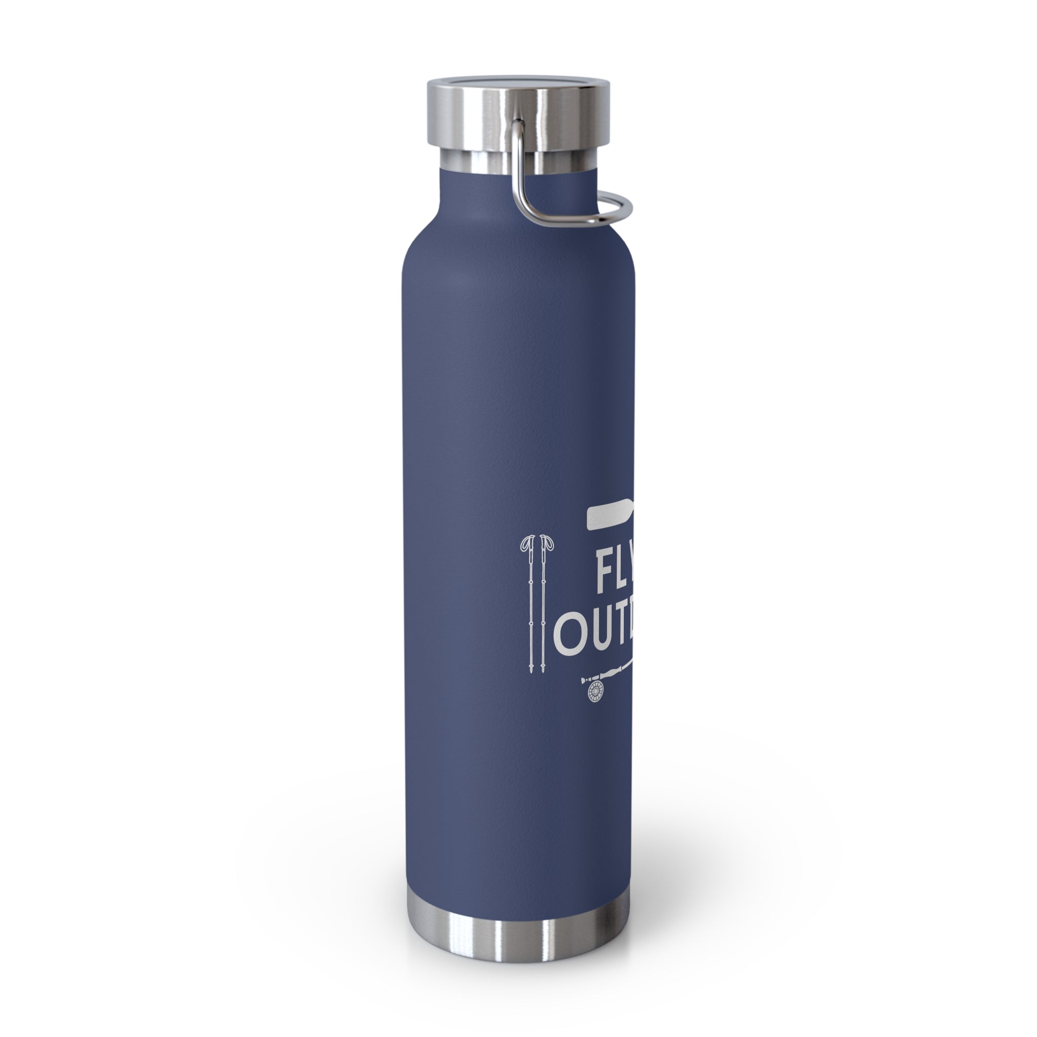 Stylish Copper Insulated Water Bottle, Eco-Friendly Travel Mug, Fitness Hydration, Outdoors Adventure, Personalized Gift Idea