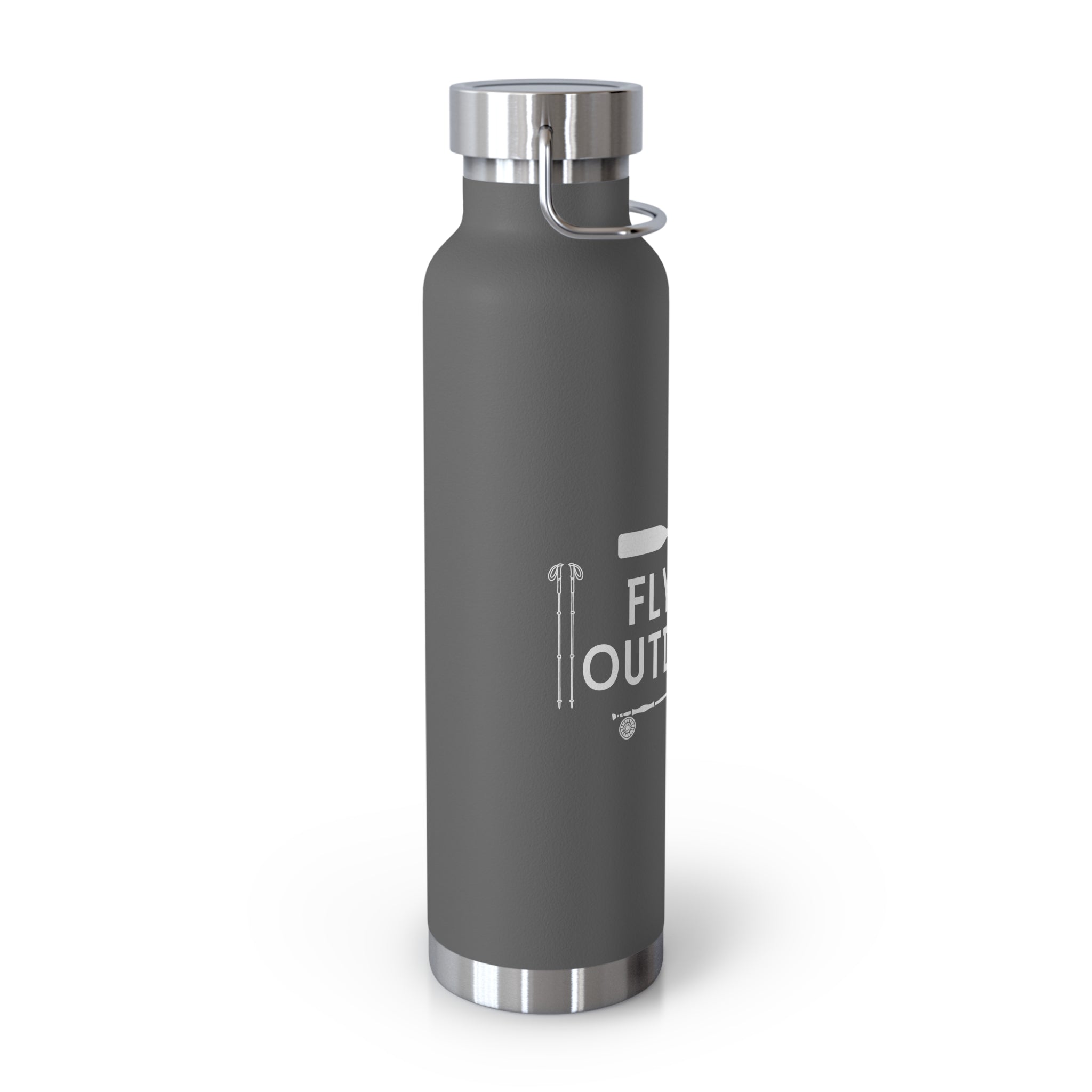 Stylish Copper Insulated Water Bottle, Eco-Friendly Travel Mug, Fitness Hydration, Outdoors Adventure, Personalized Gift Idea